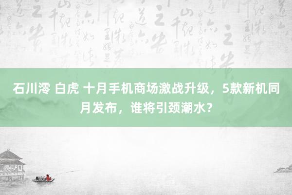 石川澪 白虎 十月手机商场激战升级，5款新机同月发布，谁将引颈潮水？