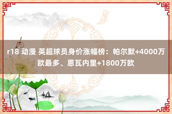 r18 动漫 英超球员身价涨幅榜：帕尔默+4000万欧最多、恩瓦内里+1800万欧