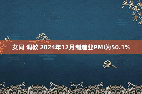 女同 调教 2024年12月制造业PMI为50.1%