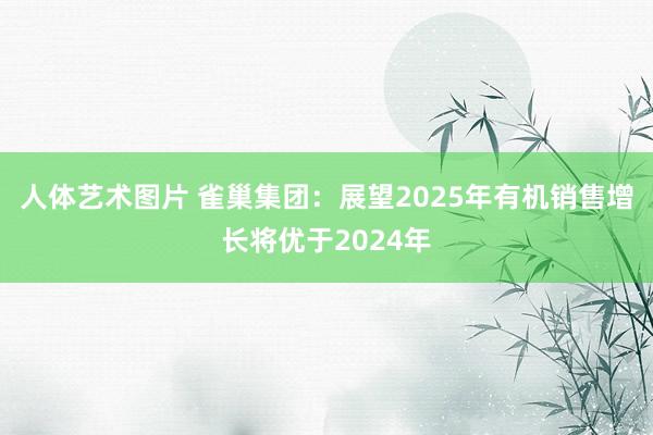 人体艺术图片 雀巢集团：展望2025年有机销售增长将优于2024年